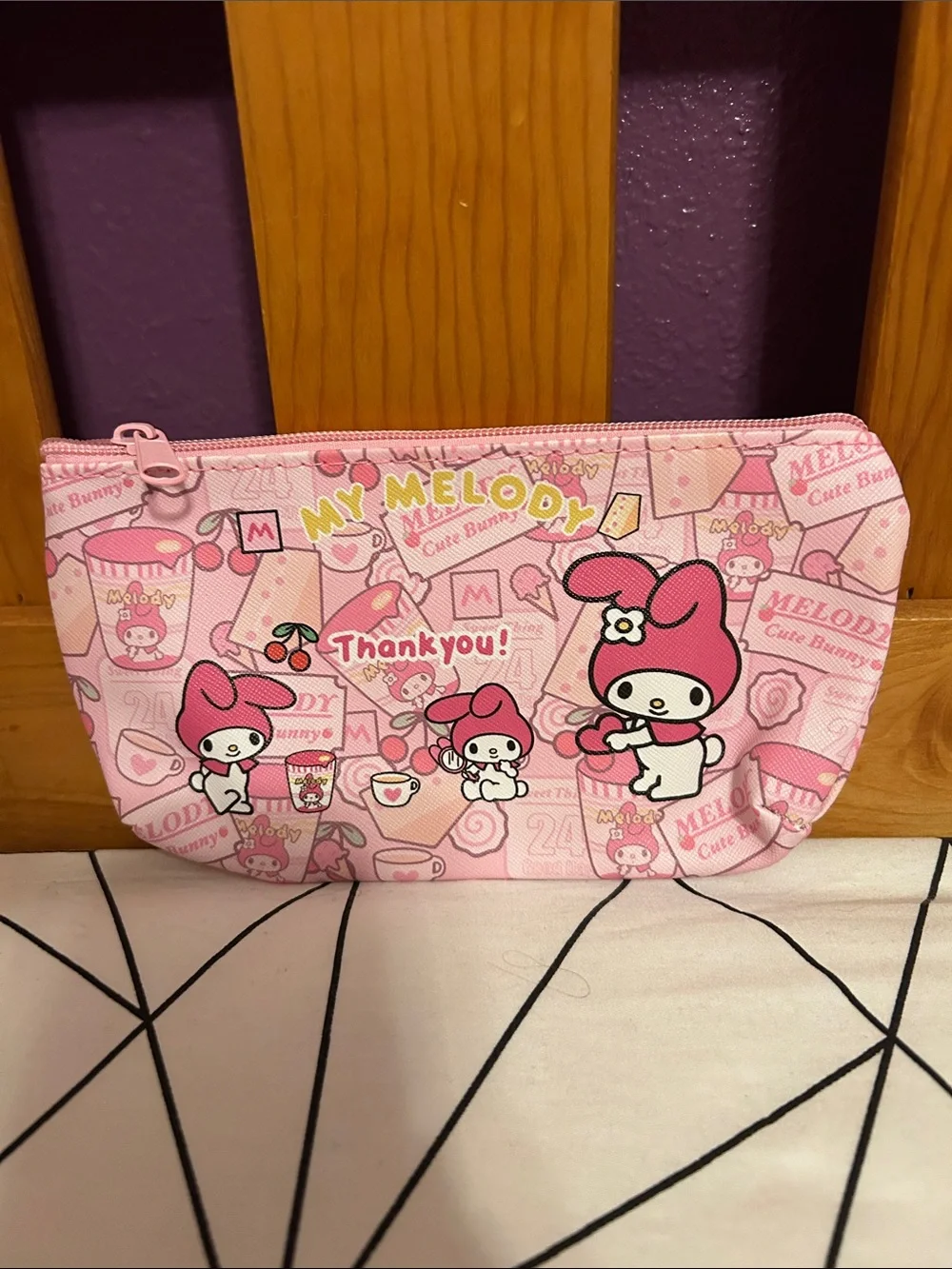 Sanrio Multi-Character Pencil Pouches in Pink, Blue & Purple